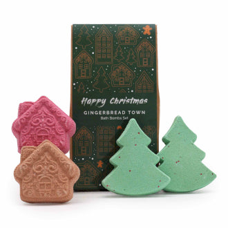 Christmas Bath Bomb Gift Set - Gingerbread