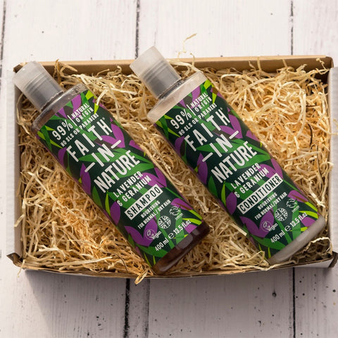 Faith in Nature Lavender & Geranium Shampoo & Conditioner Set