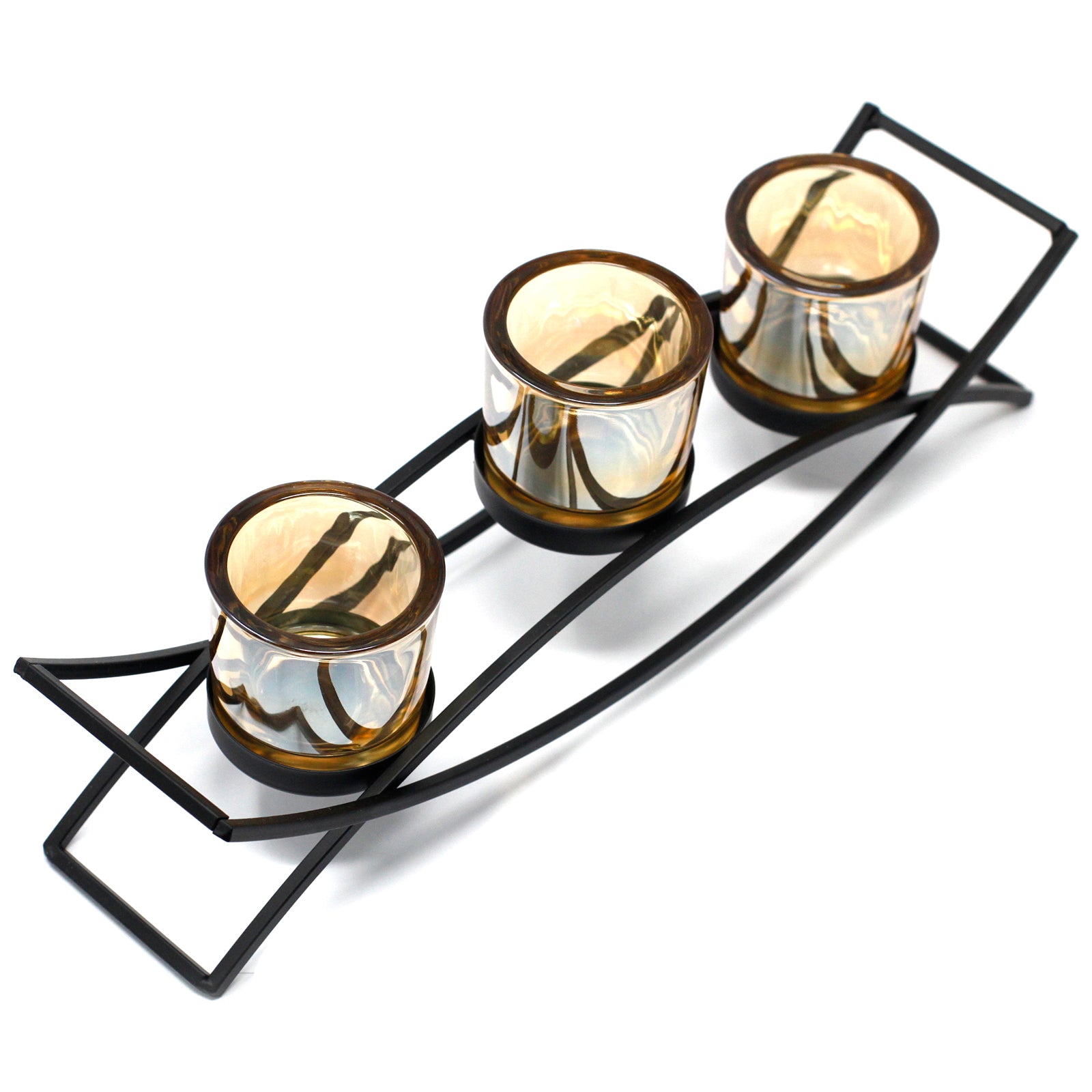 Centrepiece Iron Votive Candle Holder - Silhouette