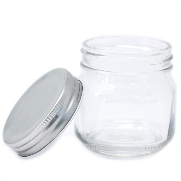 Cubic Glass Jam Jar 170ml