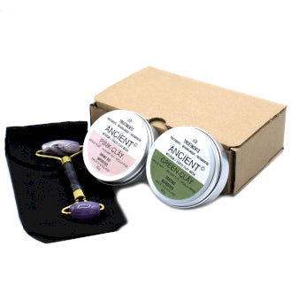 Facial Roller & Clay Mask Set