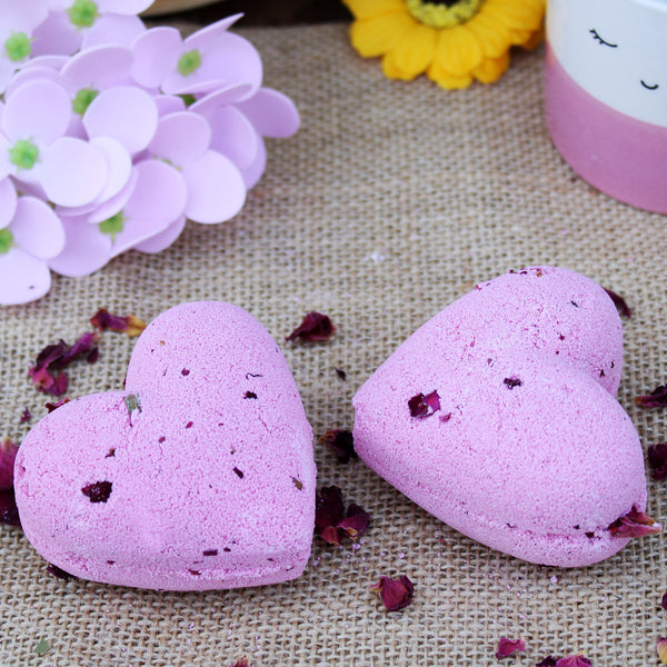 Love Heart Bath Bomb - Pack of 5