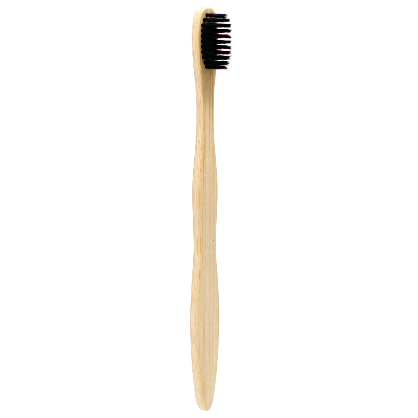 Medium Soft Black Bamboo Toothbrush