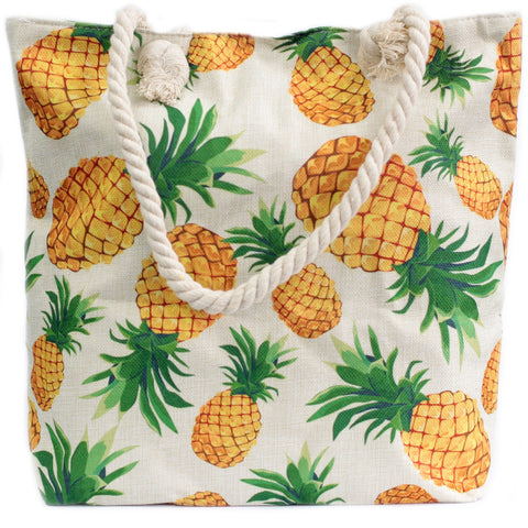 Rope Handle Pineapple Bag