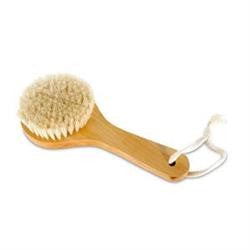 Wooden Short Handle Body Scrub Brush